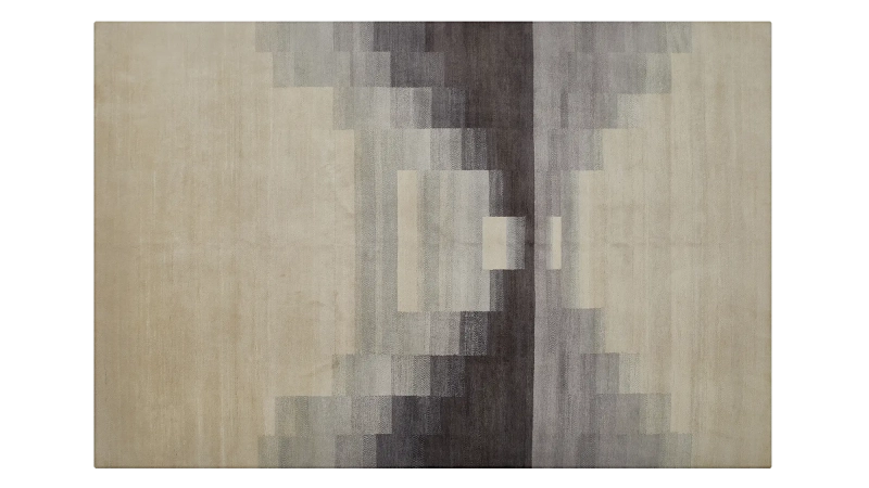 HandsGallery Ковры, созданные вручную ABSTRACTIO KTS-635 DENIM-WHITE