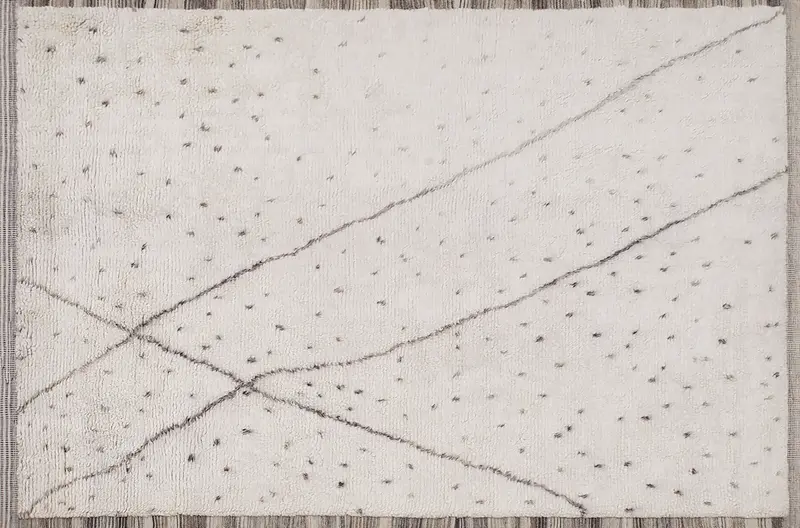 HandsGallery Ковры, созданные вручную HEDEBY White/Charcoal Slate