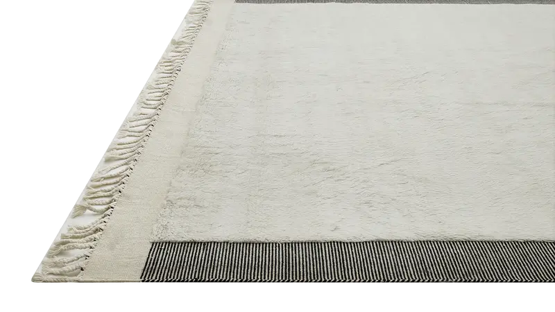 HandsGallery Ковры, созданные вручную HEDEBY Wool white/black