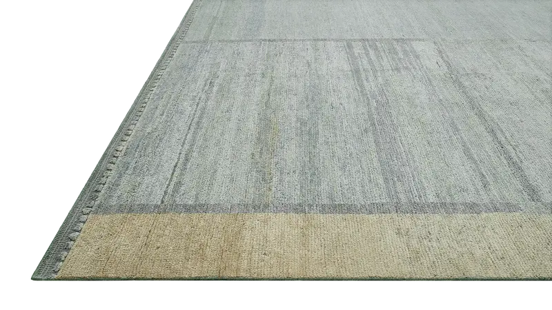 HandsGallery Ковры, созданные вручную HEDEBY Iced Slate/Silver Sea Moss