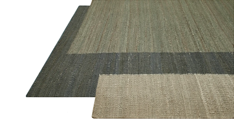 HandsGallery Ковры, созданные вручную DHURRIE Smoke Gray/Eclipse