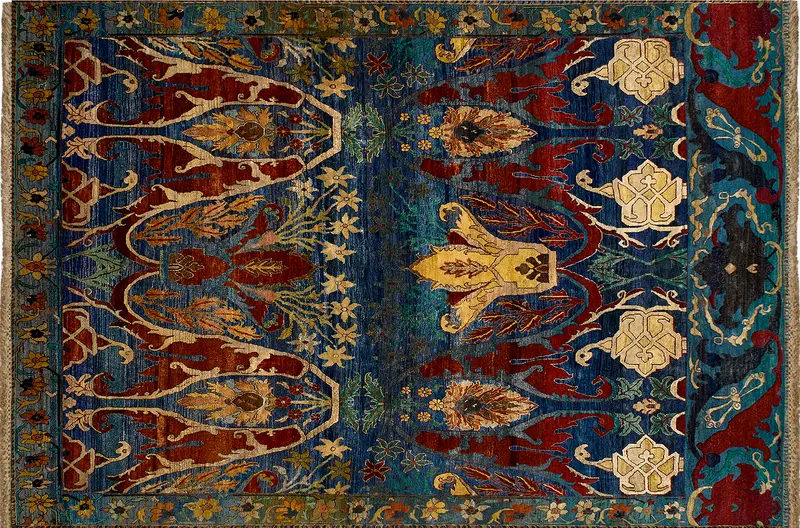 HandsGallery Ковры, созданные вручную HERITAGE AC-228-INDIGO-RED