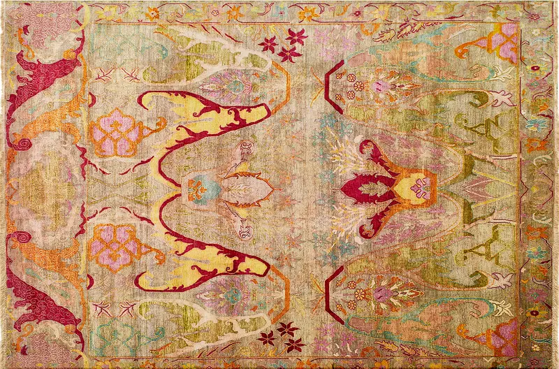 HandsGallery Ковры, созданные вручную HERITAGE AC-228-OLIVE-RUBY