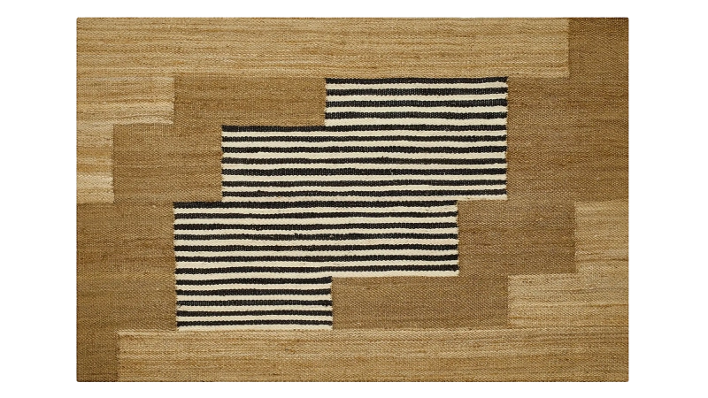 HandsGallery Ковры, созданные вручную DHURRIE LIGHT CAMEL/INDIAN BROWN