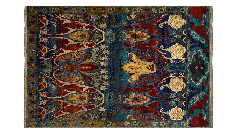 HandsGallery Ковры, созданные вручную HERITAGE AC-228-INDIGO-RED