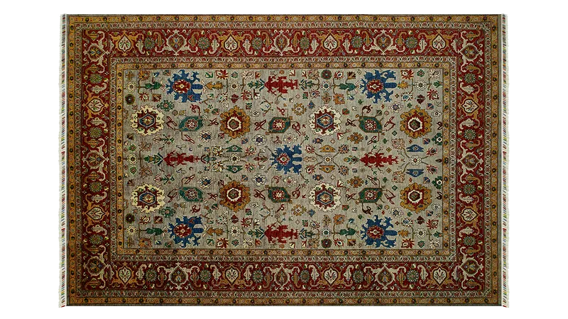 HandsGallery Ковры, созданные вручную TIMELESS 265-GRY-RED