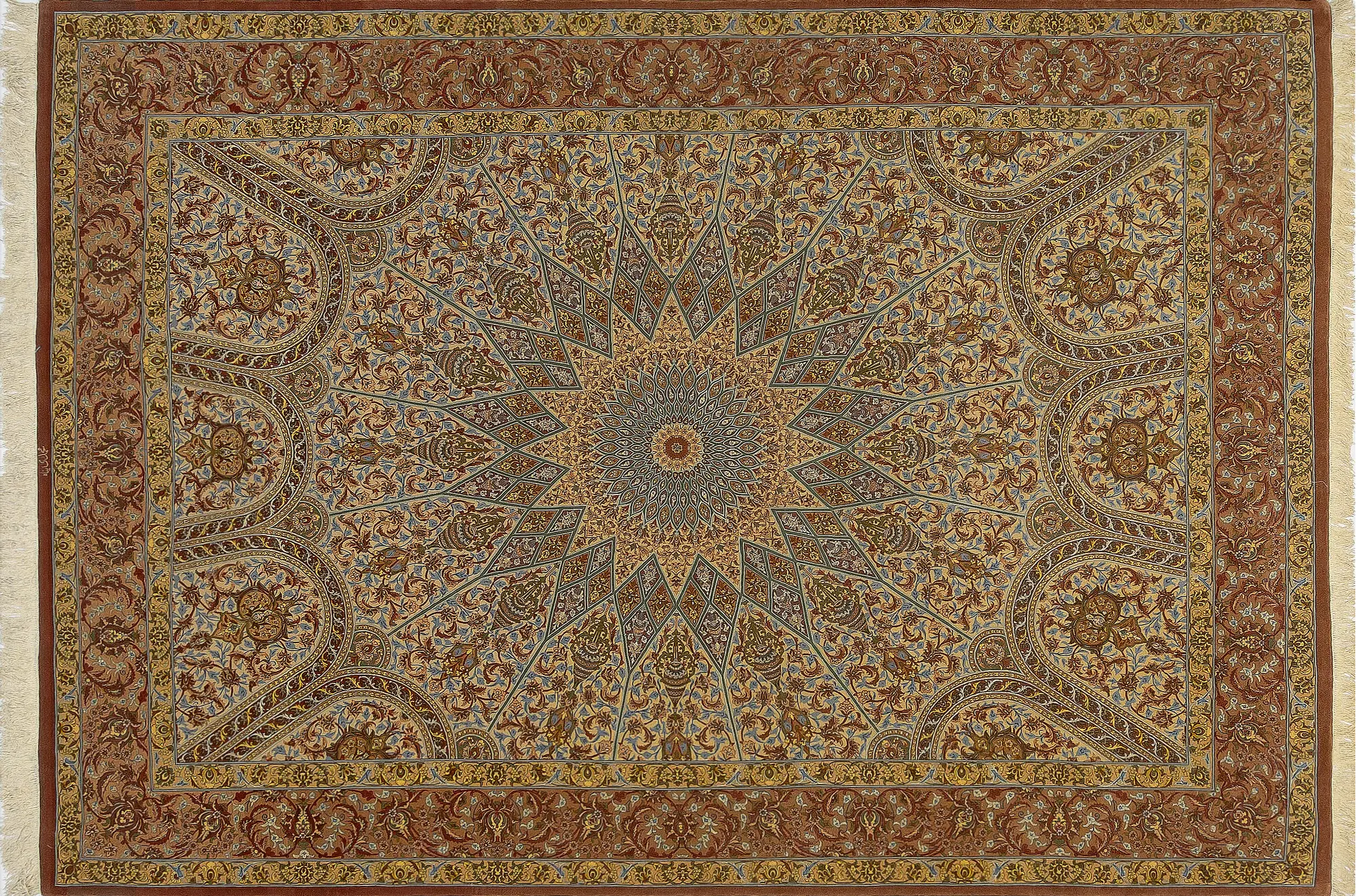 фото ковра TIMELESS Isfahan мастерская Мохаммади  10-87 от магазина HandsGallery
