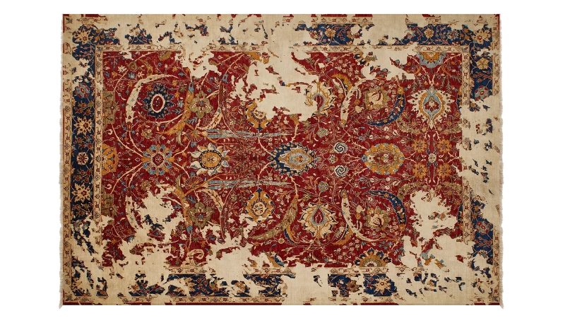 HandsGallery Ковры, созданные вручную HERITAGE 1865-RED-IVR