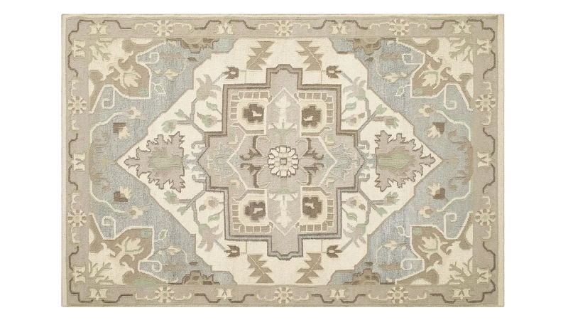 HandsGallery Ковры, созданные вручную DHURRIE ANTIQUE WHITE/ASHWOOD