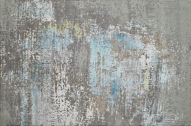 HandsGallery Ковры, созданные вручную ABSTRACTIO 6598-BLU-YELLOW