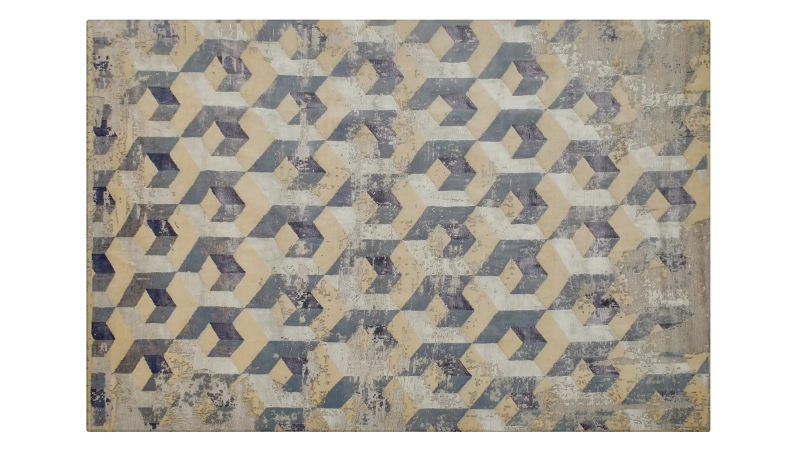 HandsGallery Ковры, созданные вручную GEOMETRIA 130-BLUE