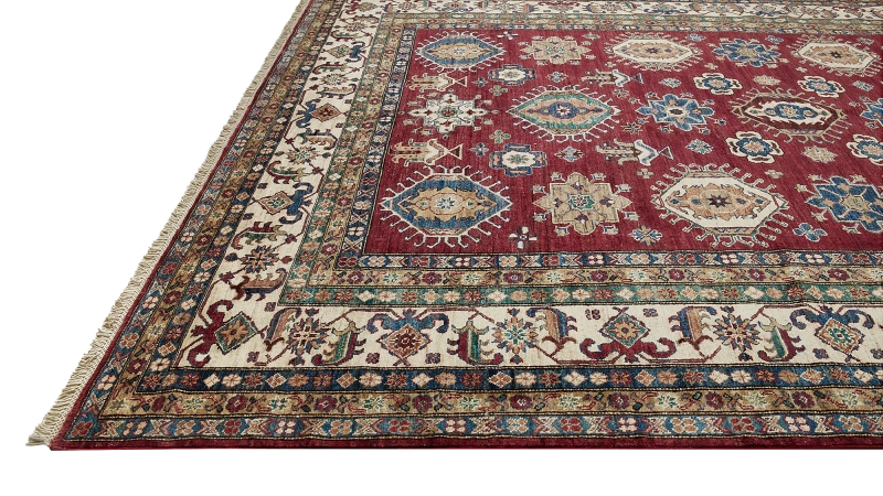 HandsGallery Ковры, созданные вручную TIMELESS 263-RED-IVR