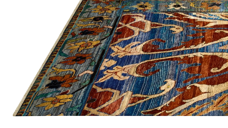 HandsGallery Ковры, созданные вручную HERITAGE AC-228-INDIGO-RED