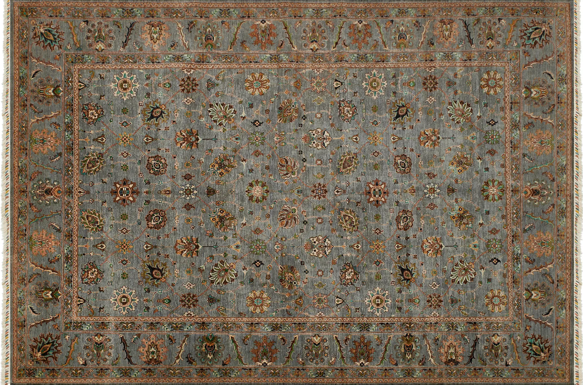 фото ковра TIMELESS 257-GRY-BLU от магазина HandsGallery