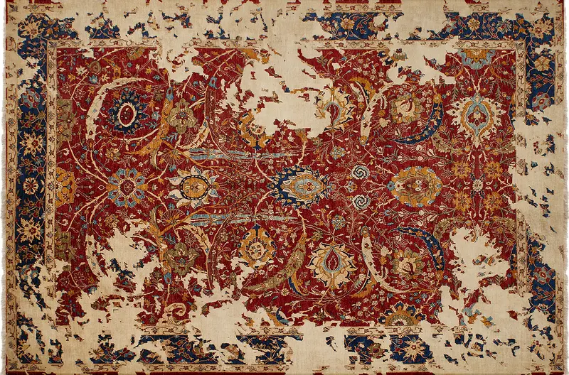 HandsGallery Ковры, созданные вручную HERITAGE 1865-RED-IVR