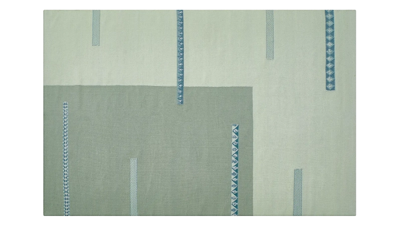 HandsGallery Ковры, созданные вручную DHURRIE LIGHT SEA MIST/ETHER