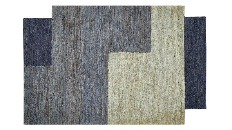 HandsGallery Ковры, созданные вручную DHURRIE Alaskan blue/Sea angel