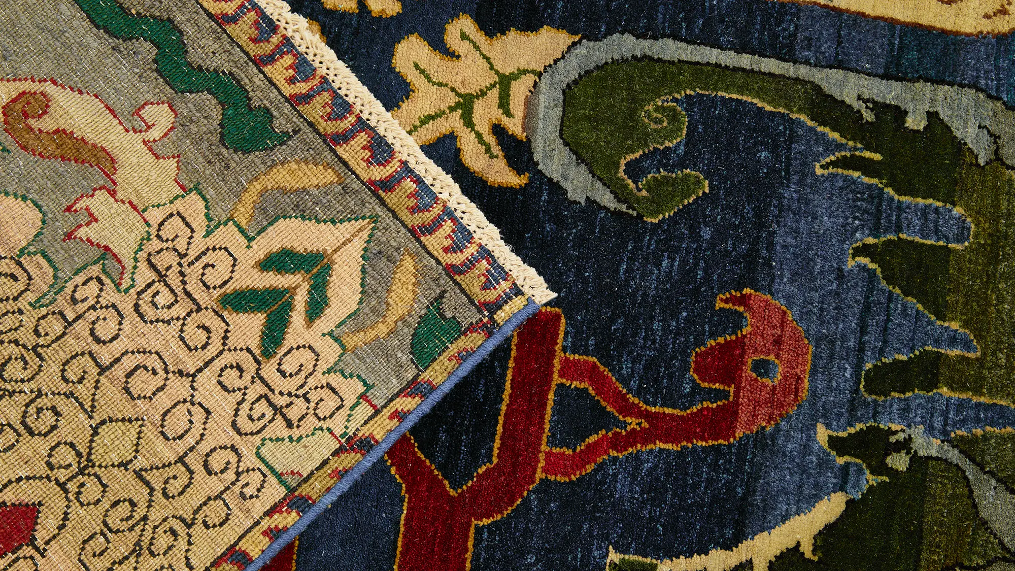 фото ковра HERITAGE AC-228-BLU-BGE от магазина HandsGallery