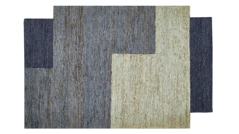 HandsGallery Ковры, созданные вручную DHURRIE ALASKAN BLUE/SEA ANGEL