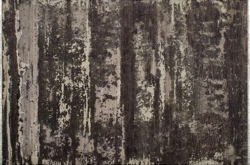 HandsGallery Ковры, созданные вручную ABSTRACTIO 2054-BLK-IVR