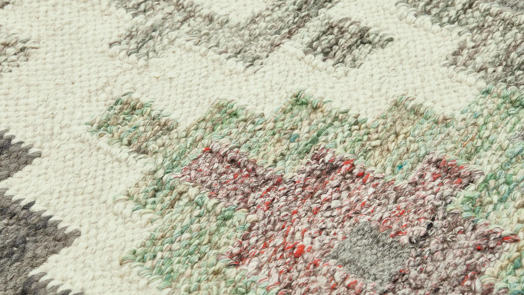 фото ковра DHURRIE Light Smoke Gray/Silver Ash от магазина HandsGallery