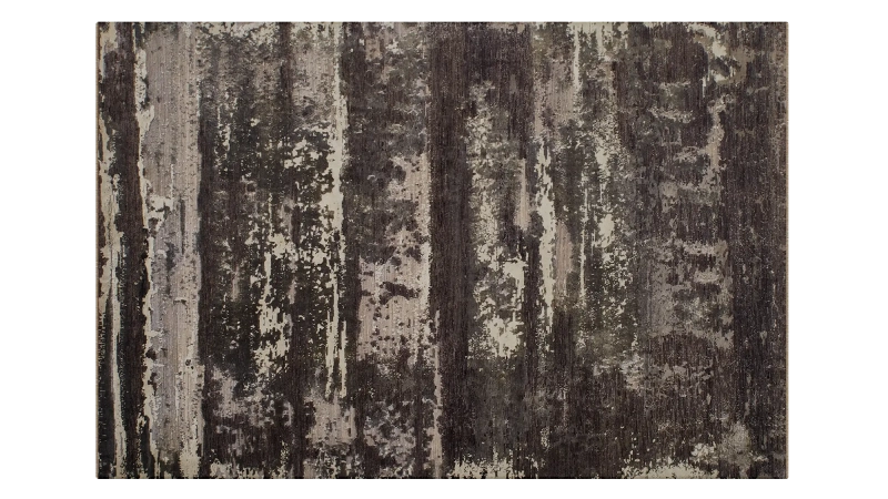 HandsGallery Ковры, созданные вручную ABSTRACTIO 2054-BLK-IVR