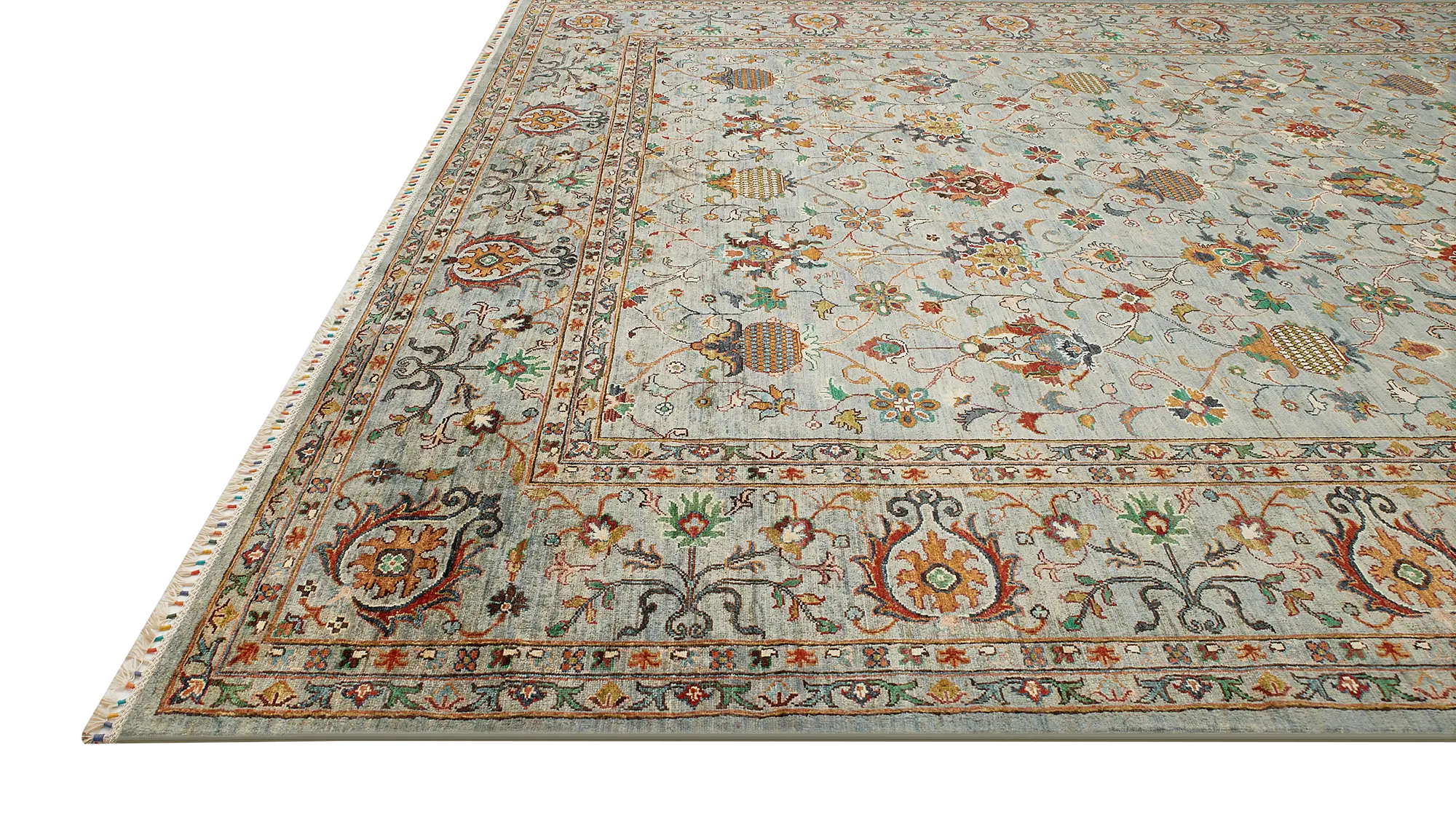 фото ковра TIMELESS 254-GRY-BLU от магазина HandsGallery