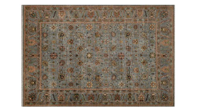 HandsGallery Ковры, созданные вручную TIMELESS 257-GRY-BLU