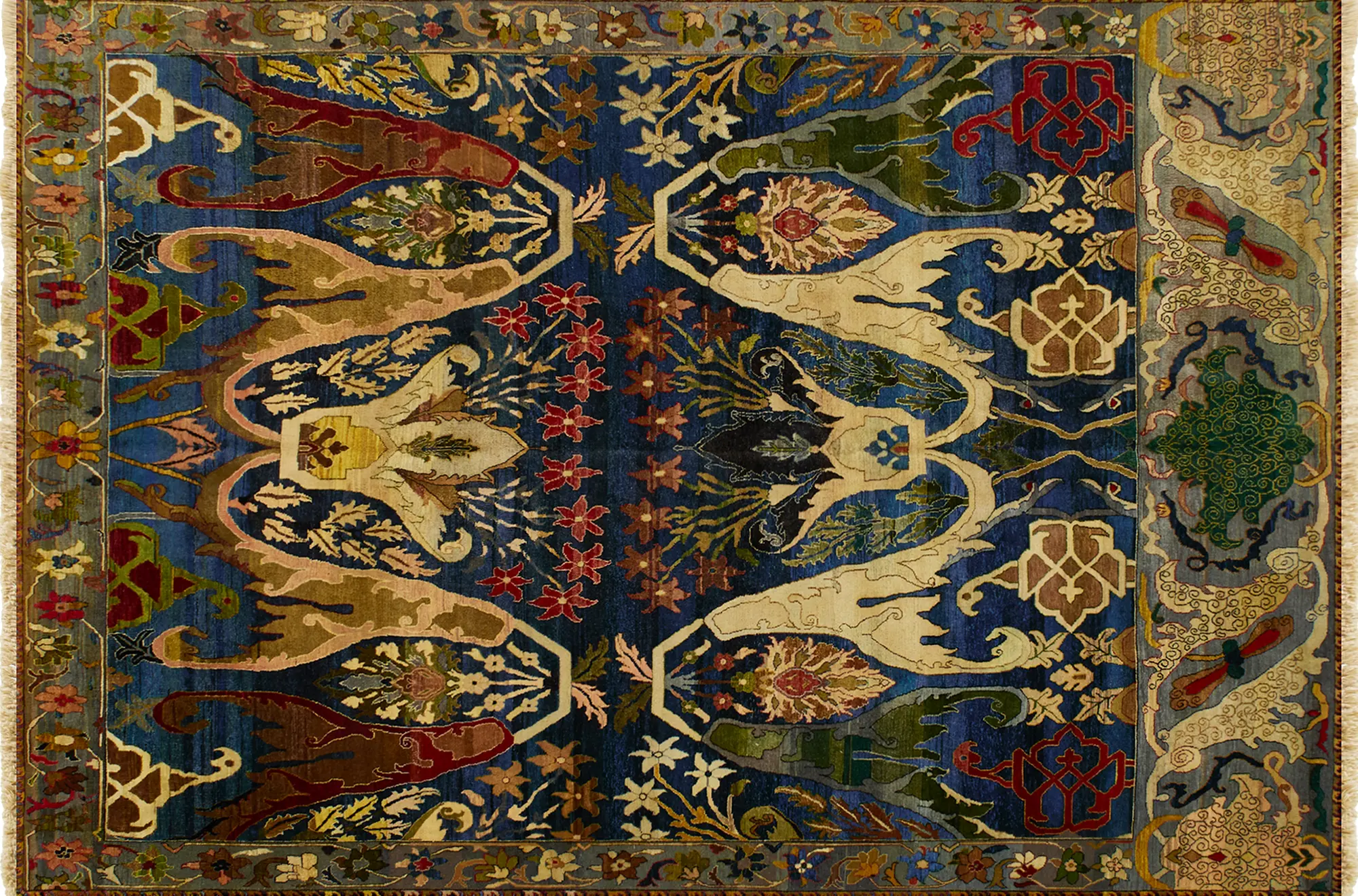 фото ковра HERITAGE AC-228-BLU-BGE от магазина HandsGallery