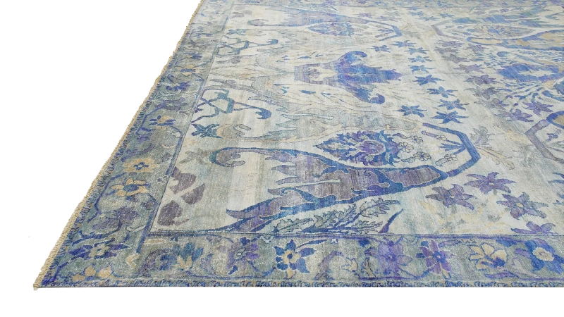 HandsGallery Ковры, созданные вручную HERITAGE AC-228-SILVER-BLU