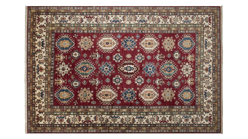 HandsGallery Ковры, созданные вручную TIMELESS 263-RED-IVR