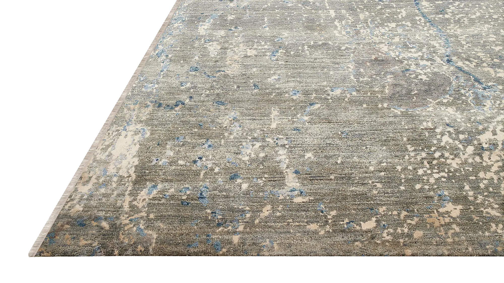 фото ковра ABSTRACTIO 1761-GRY-BLU-IVR от магазина HandsGallery