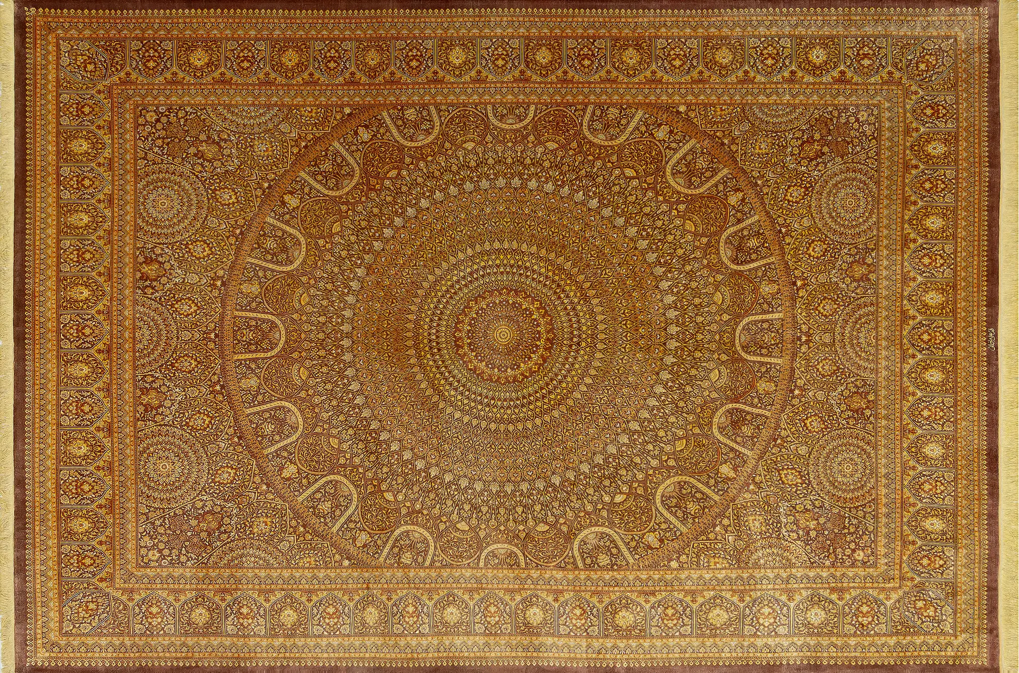 фото ковра TIMELESS Qum 13-127 мастерская Али Мирзаи от магазина HandsGallery