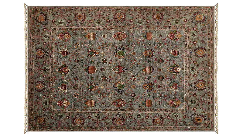 HandsGallery Ковры, созданные вручную TIMELESS 255-GRY-BLU