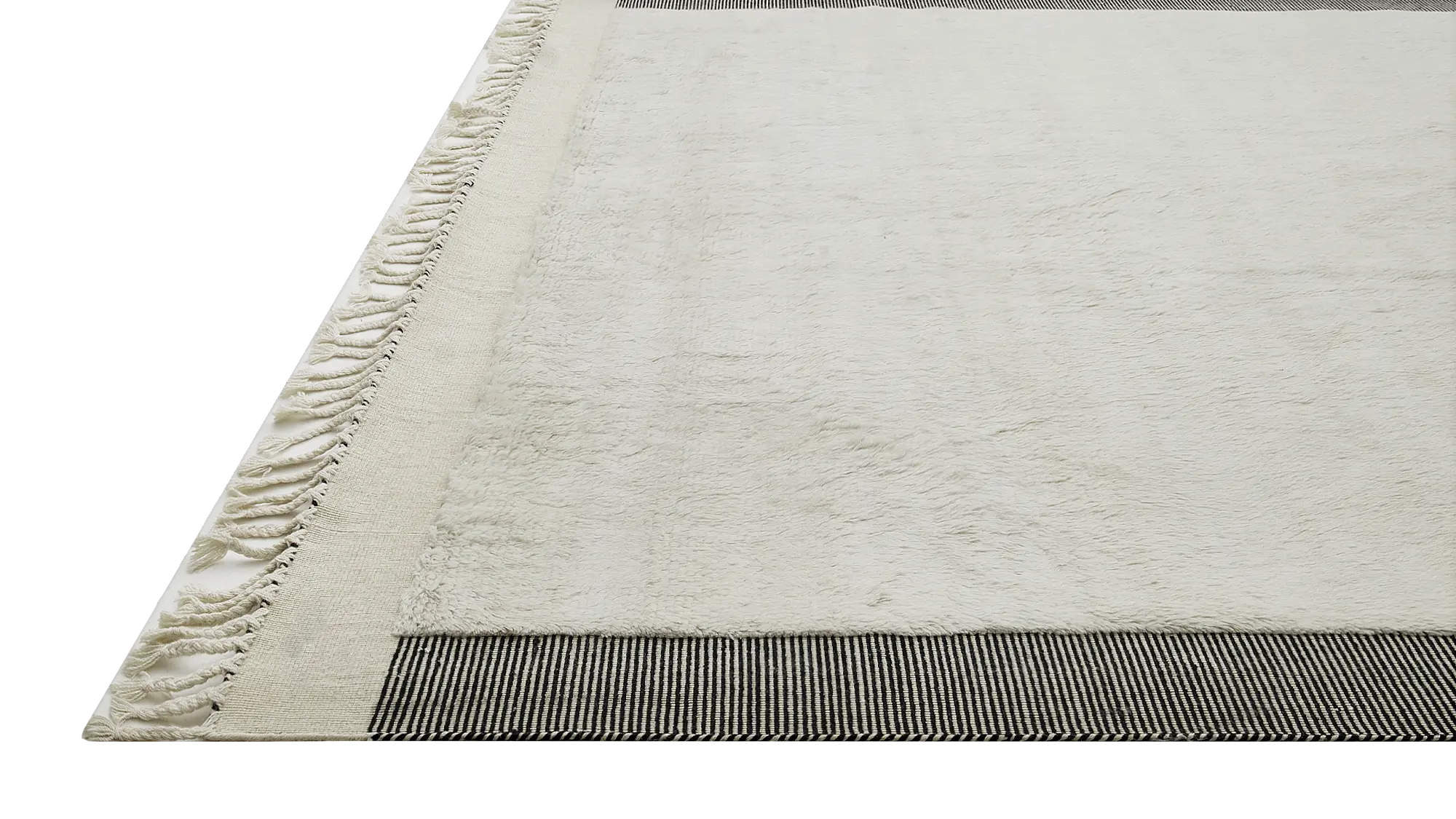 фото ковра HEDEBY Wool white/black от магазина HandsGallery
