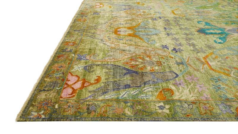 HandsGallery Ковры, созданные вручную HERITAGE AC-228-GRASS-FLOWER