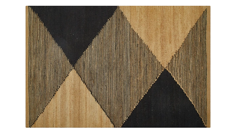 HandsGallery Ковры, созданные вручную DHURRIE NATURAL/EBONY