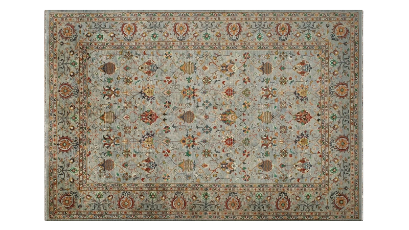 HandsGallery Ковры, созданные вручную TIMELESS 254-GRY-BLU