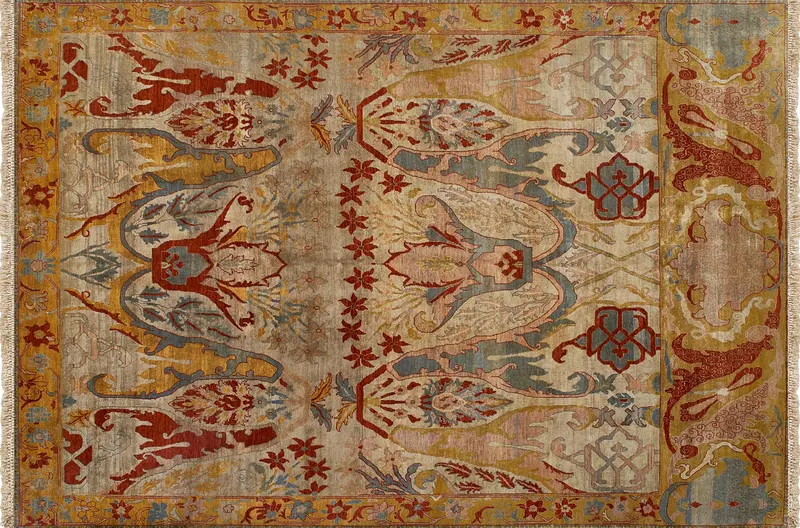 HandsGallery Ковры, созданные вручную HERITAGE AC-228-TRANSPARENT-RED