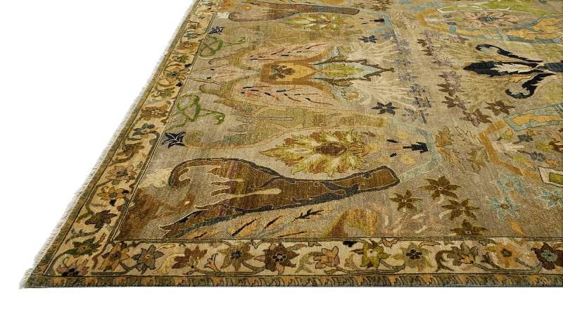 HandsGallery Ковры, созданные вручную HERITAGE AC-228-CARAMEL-GREEN