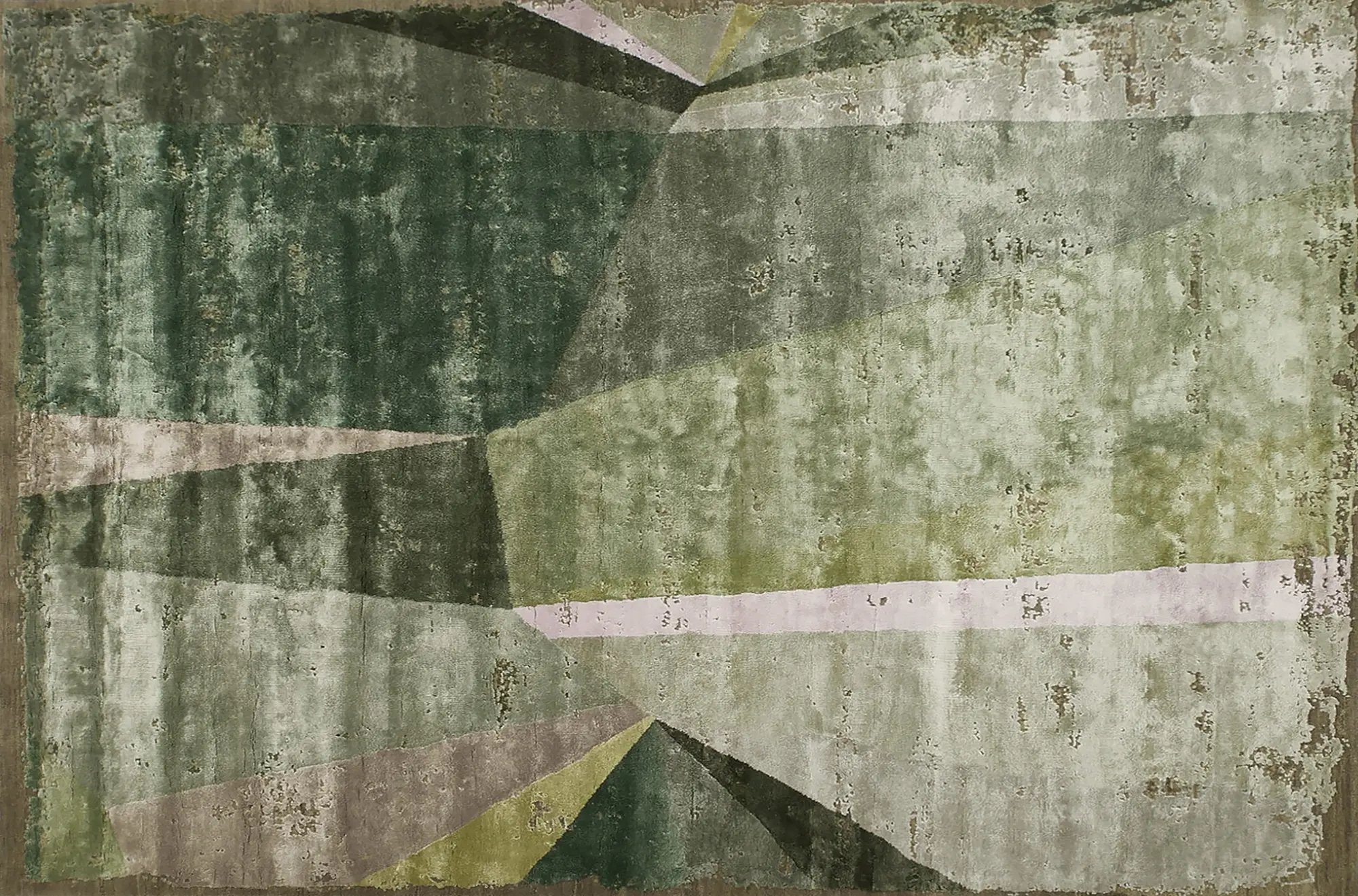 фото ковра ABSTRACTIO Pine Needle/Medium Sea Green от магазина HandsGallery