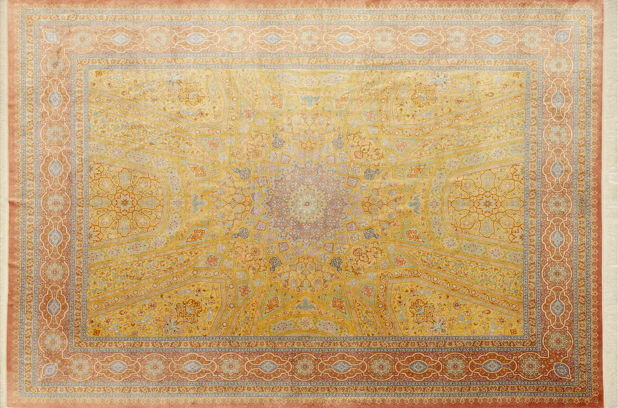 фото ковра TIMELESS Qum (Ghombad) 13-70 мастерская Мустафазадэ от магазина HandsGallery