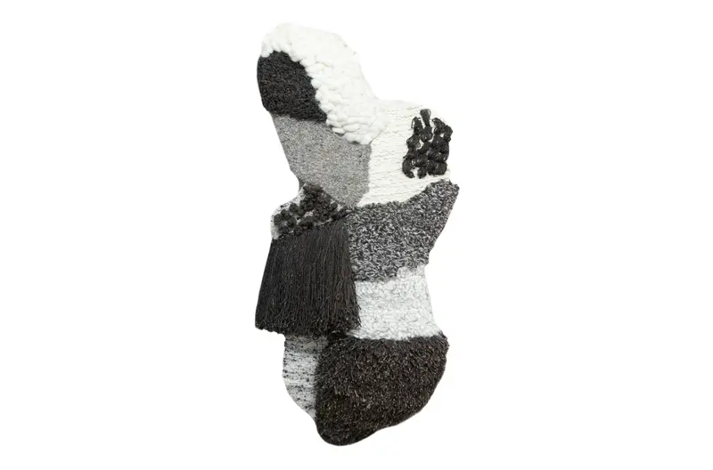 HandsGallery Ковры, созданные вручную WALLART Ebony/Natural Mushroom