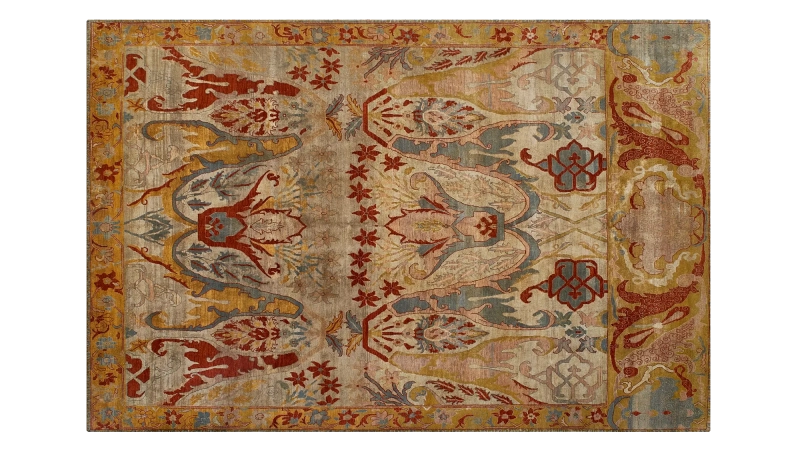 HandsGallery Ковры, созданные вручную HERITAGE AC-228-TRANSPARENT-RED