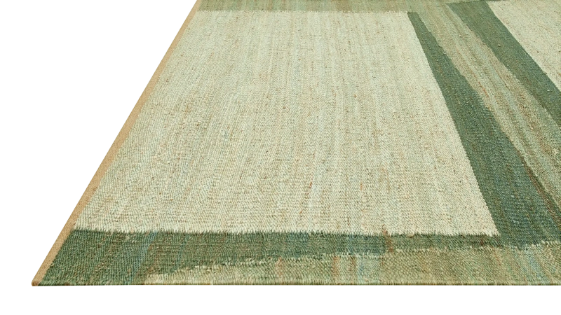 HandsGallery Ковры, созданные вручную DHURRIE Light Turquoise/Green Blue Slate