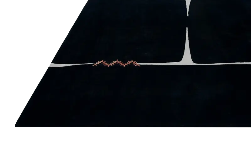 HandsGallery Ковры, созданные вручную ABSTRACTIO Ebony/White