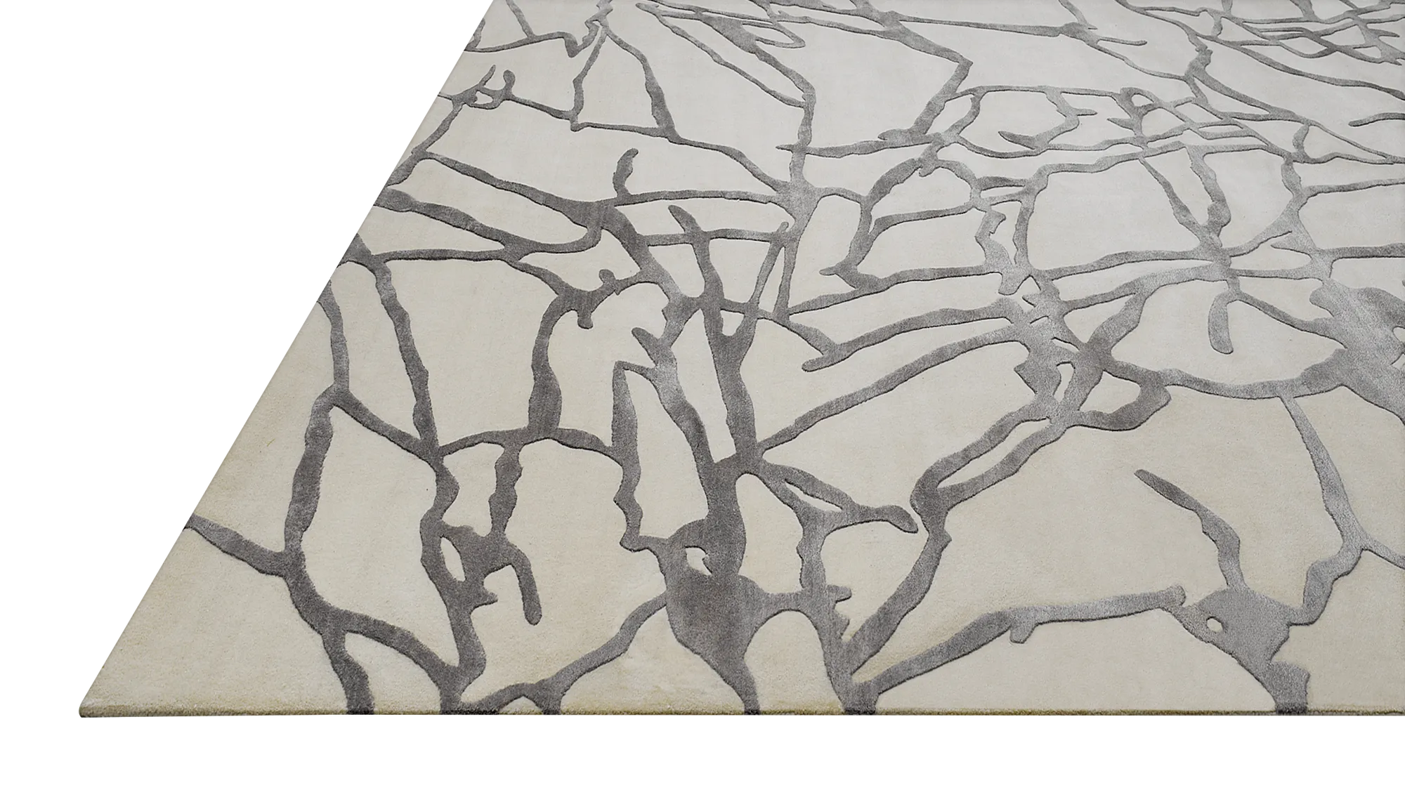 фото ковра ABSTRACTIO 62-WHITE-GREY от магазина HandsGallery