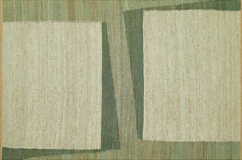 HandsGallery Ковры, созданные вручную DHURRIE Light Turquoise/Green Blue Slate