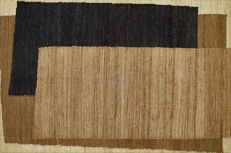 HandsGallery Ковры, созданные вручную DHURRIE Light Camel/Ebony