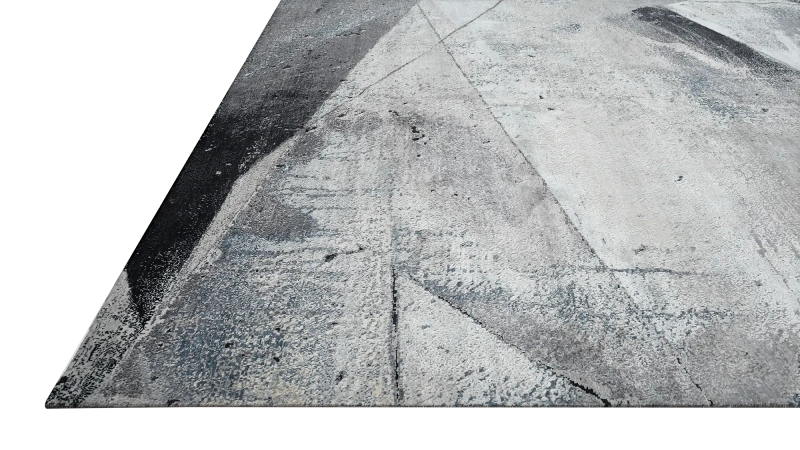 HandsGallery Ковры, созданные вручную ABSTRACTIO PJ-5169 SILVER BLACK